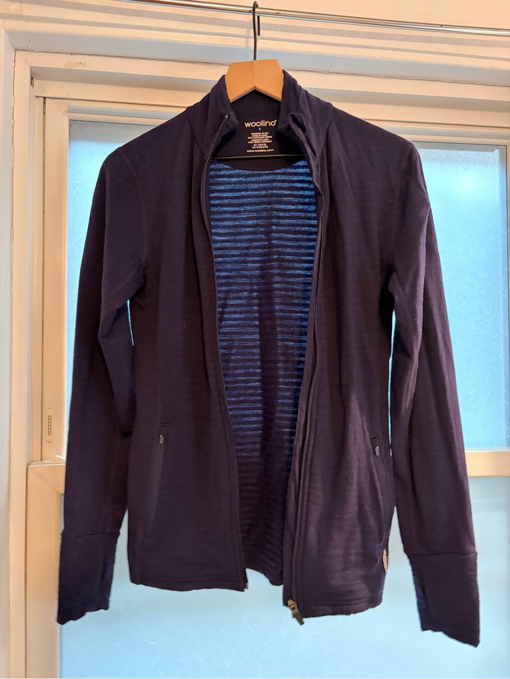 Women's Merino Natural Fleece Full-Zip Jacket, Cosmic Blue